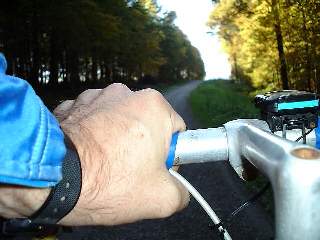 Photo d'un cycliste