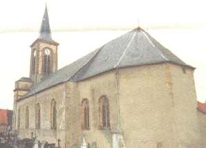 L'�glise d'INSMING en 1990